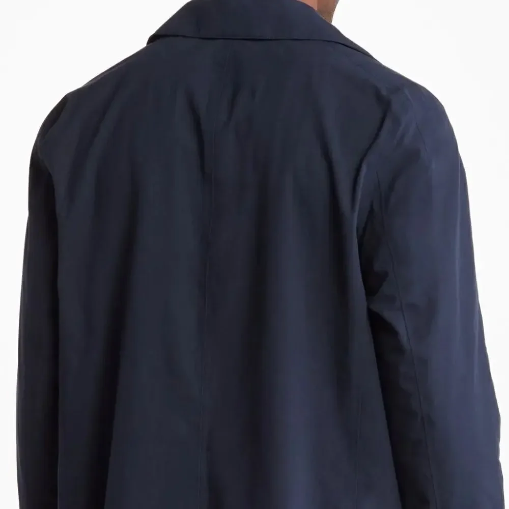 NWT Brady Jacket Mens Large Tunnel Trench Dark Sapphire Trench Coat $ 398.00
